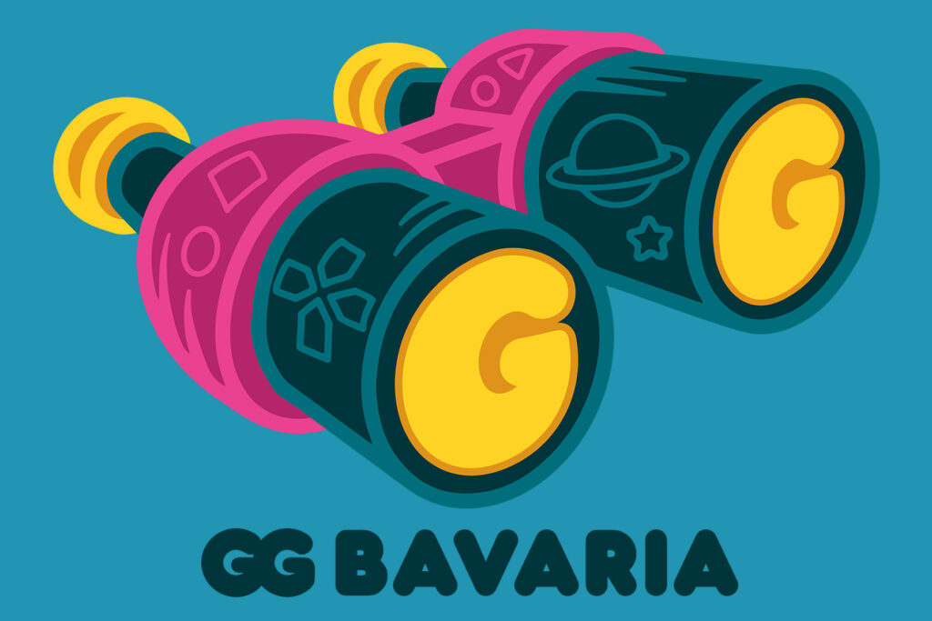 GGBavaria Logo (Fernglas mit dem Buchstaben G im Okular)