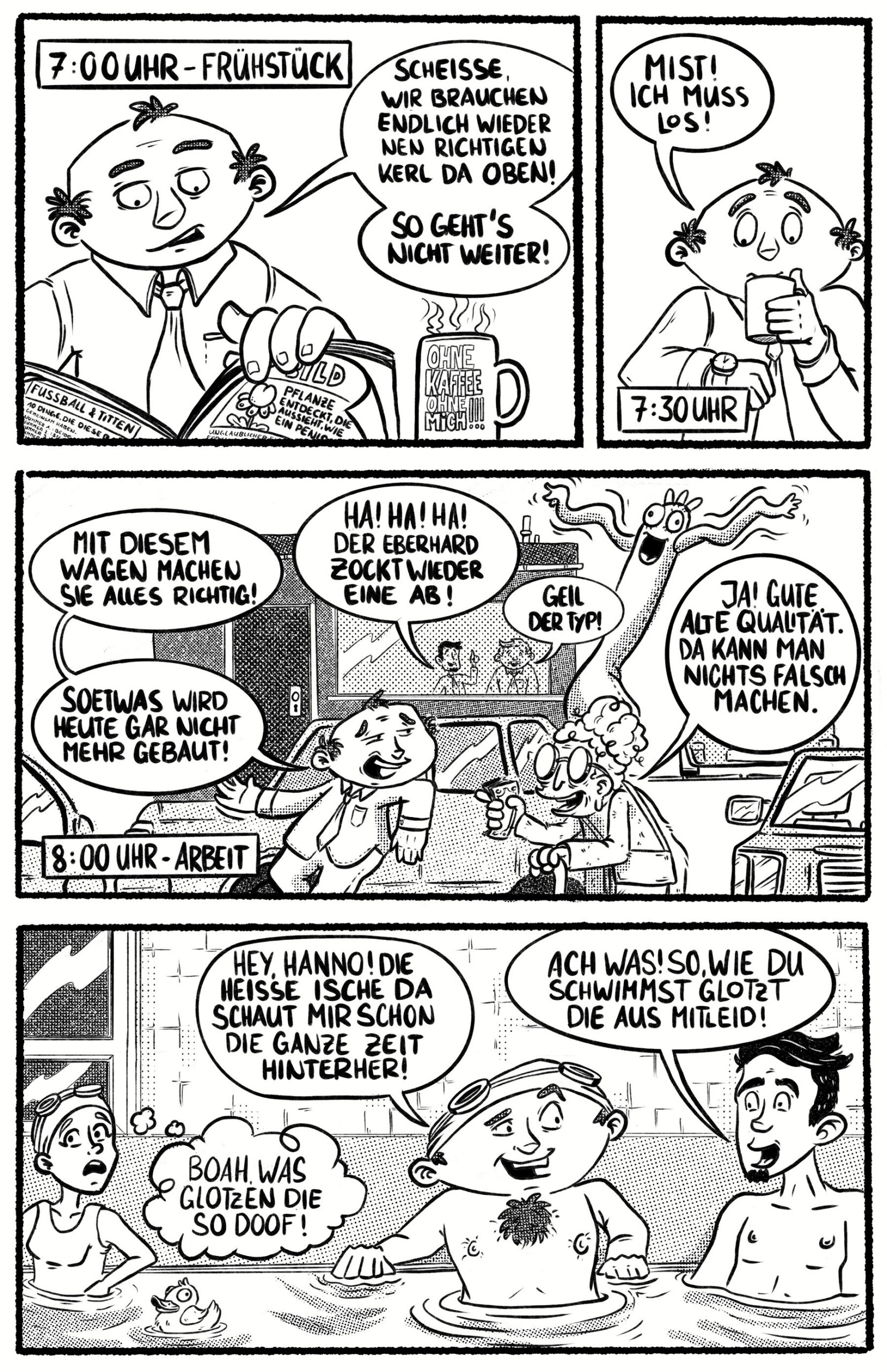 Comic Pimmel und Pummel