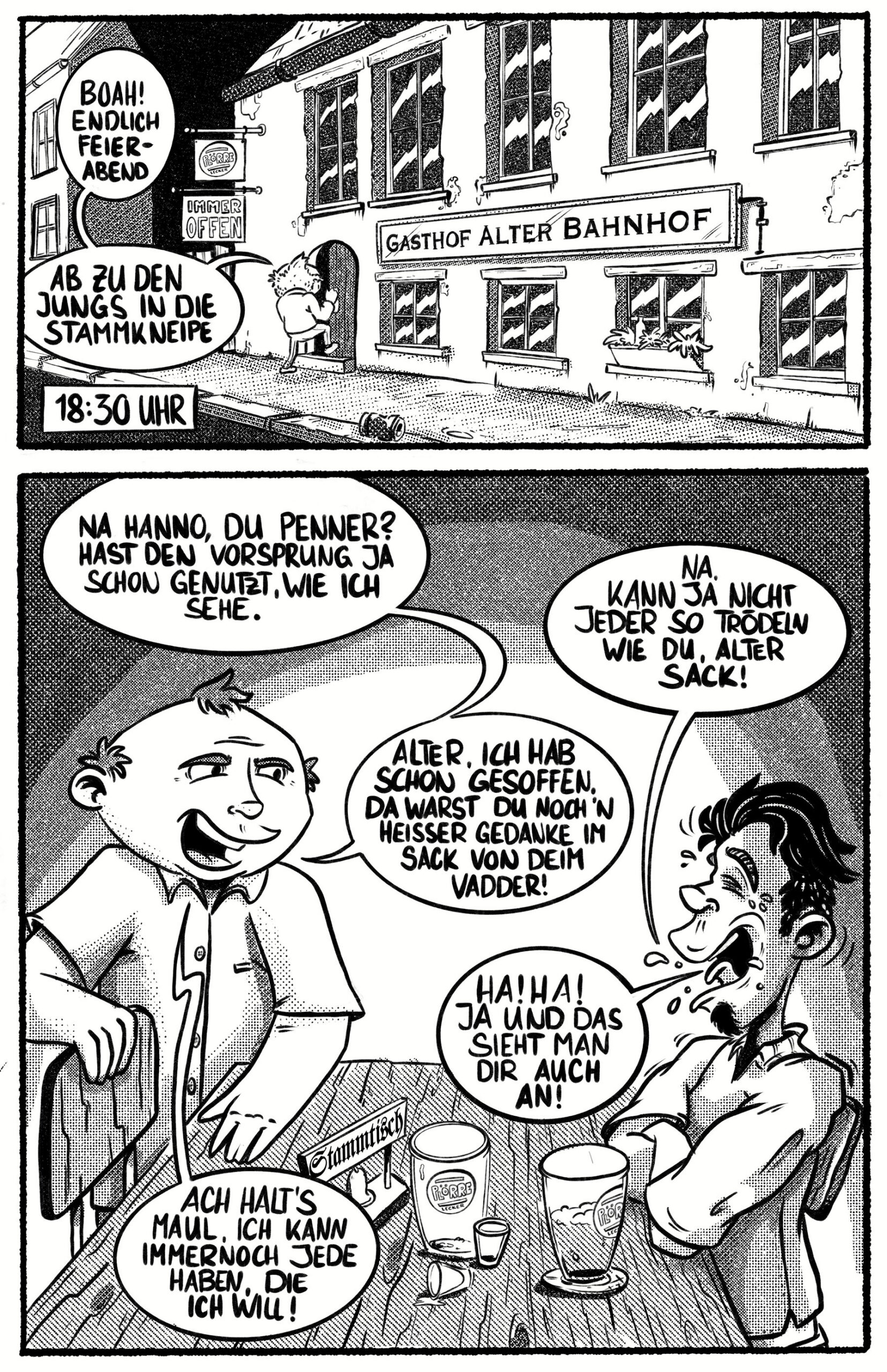 Comic Pimmel und Pummel