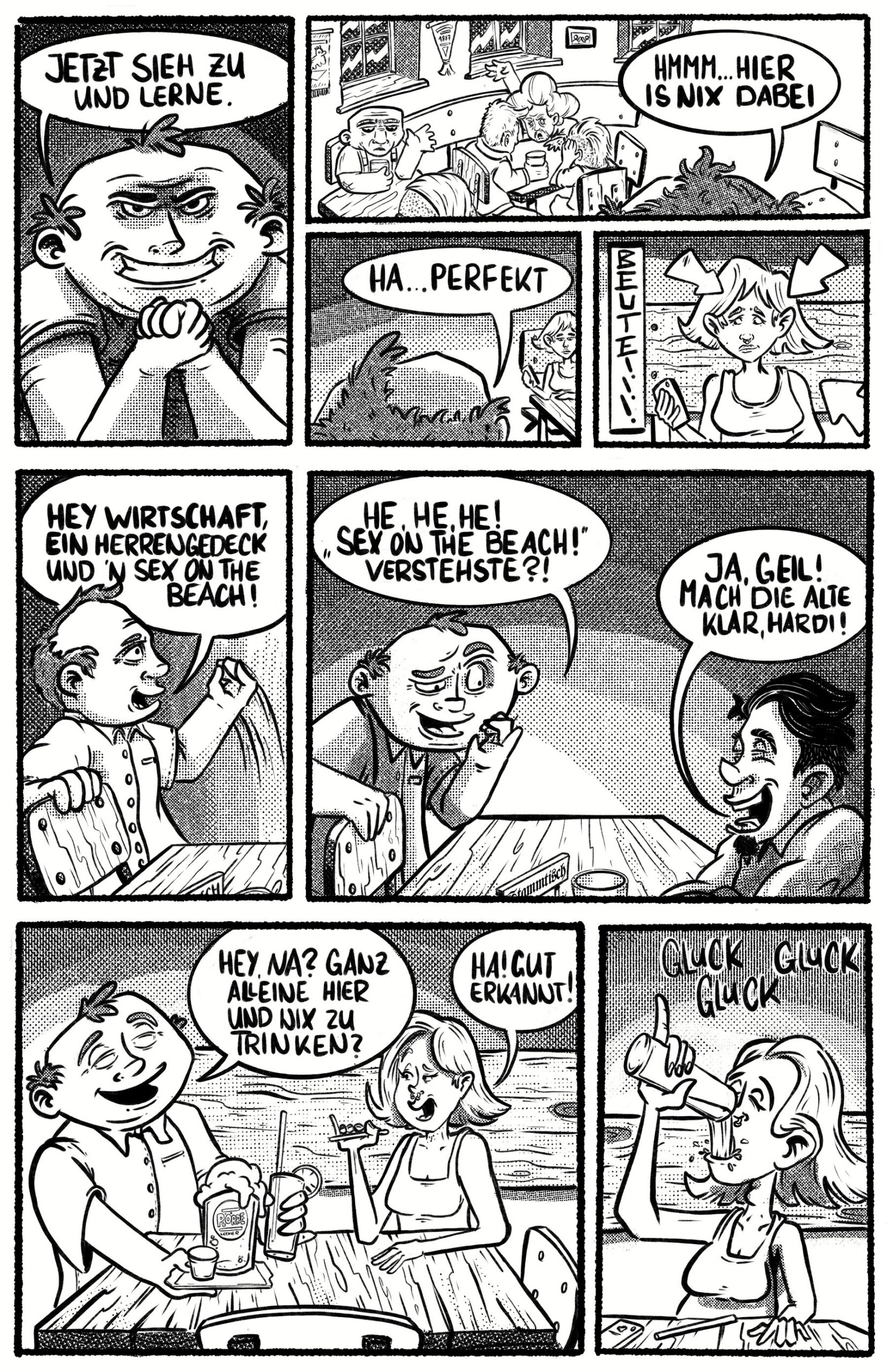 Comic Pimmel und Pummel
