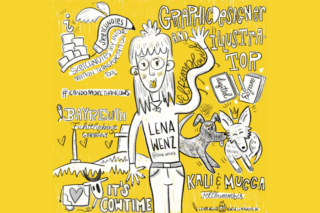 Lena Wenz Selbstportrait