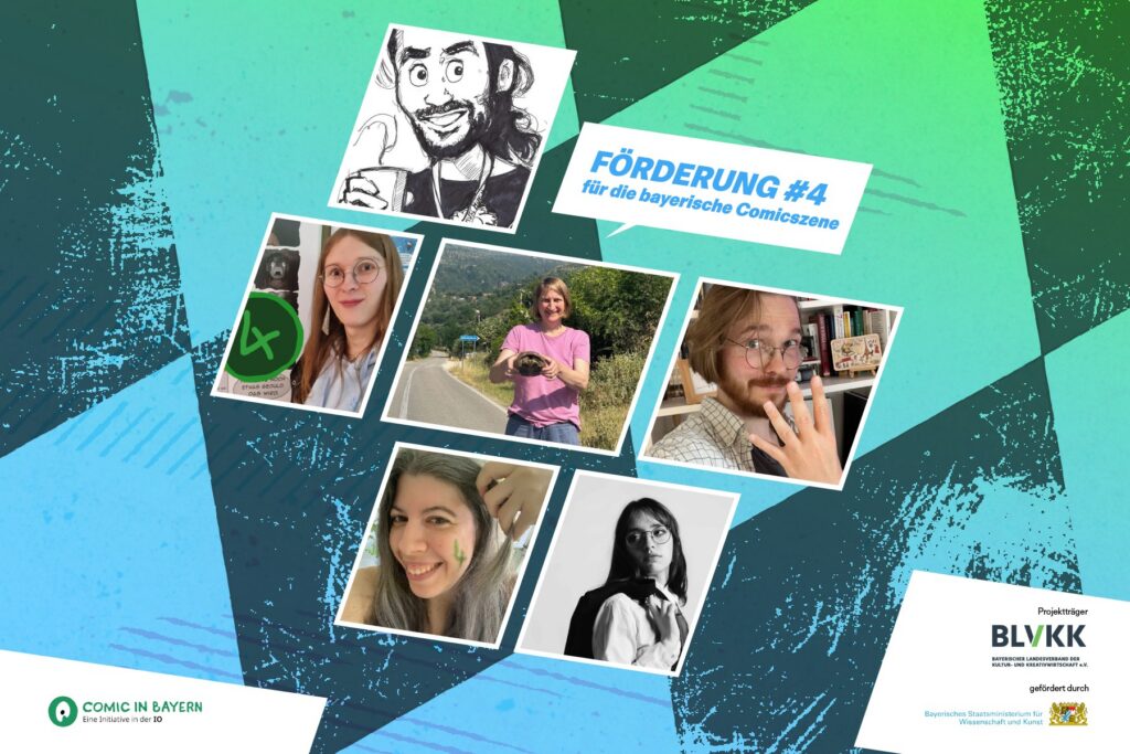 Grafik zur vierten Förderung von Comic in Bayern