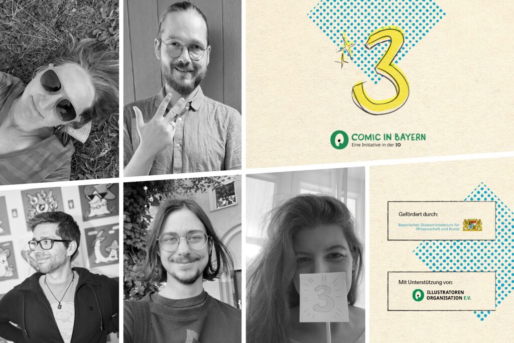 Grafik zur dritten Förderung von Comic in Bayern