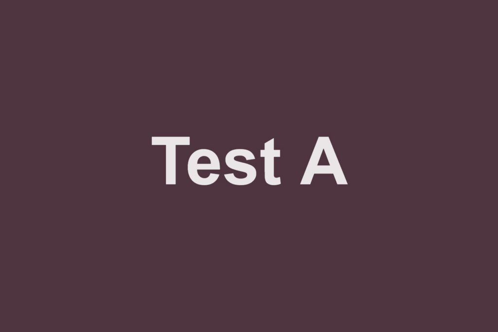 Testfläche Cover A