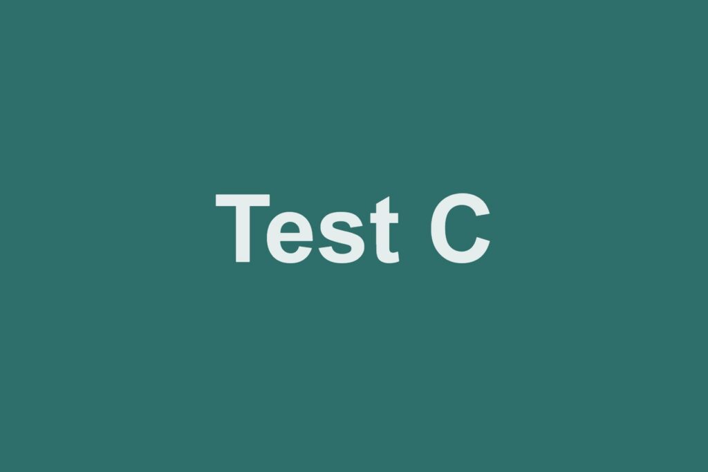 Testfläche Cover C