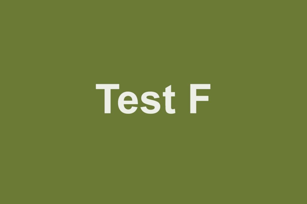 Testfläche Cover F