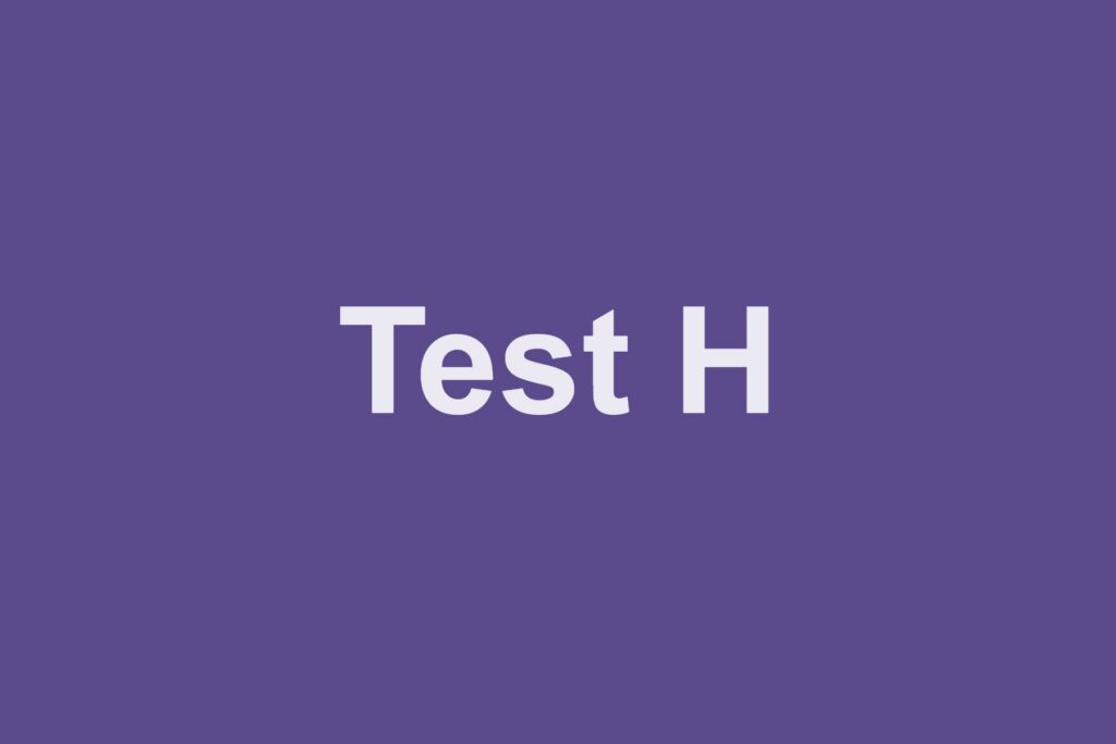 Testfläche Cover H